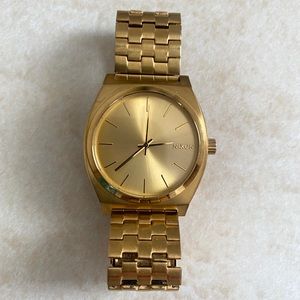 Nixon Minimal Time Teller Watch Gold